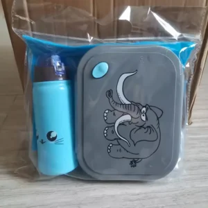 Kit Boîte à Lunch & Gourde – Éléphant