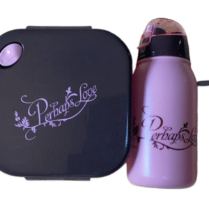 Kit Boîte à Goûter & Gourde – "Perhaps Love"