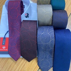 Cravate Homme Élégante à Motifs Cerclés – Marco Milano